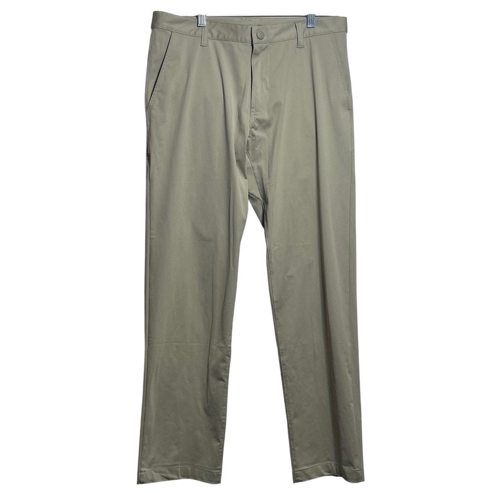 Rhone Commuter Classic Pants Khaki Tan Mens 32 Style 100161 Tech Chino